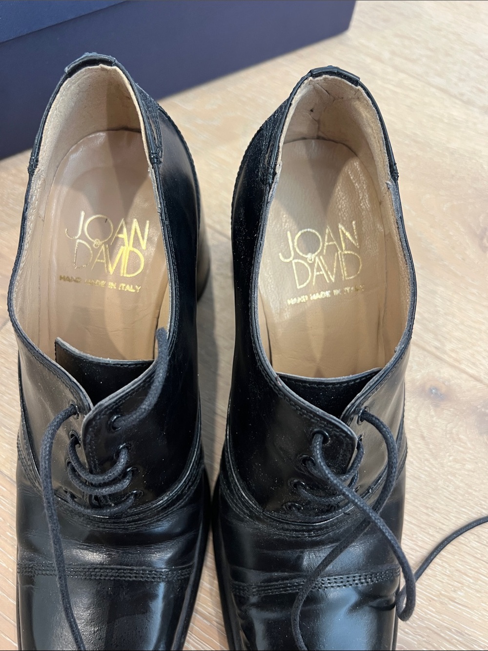 Black Lace-Up Women’s Dress Shoes - Picture 2 of 10